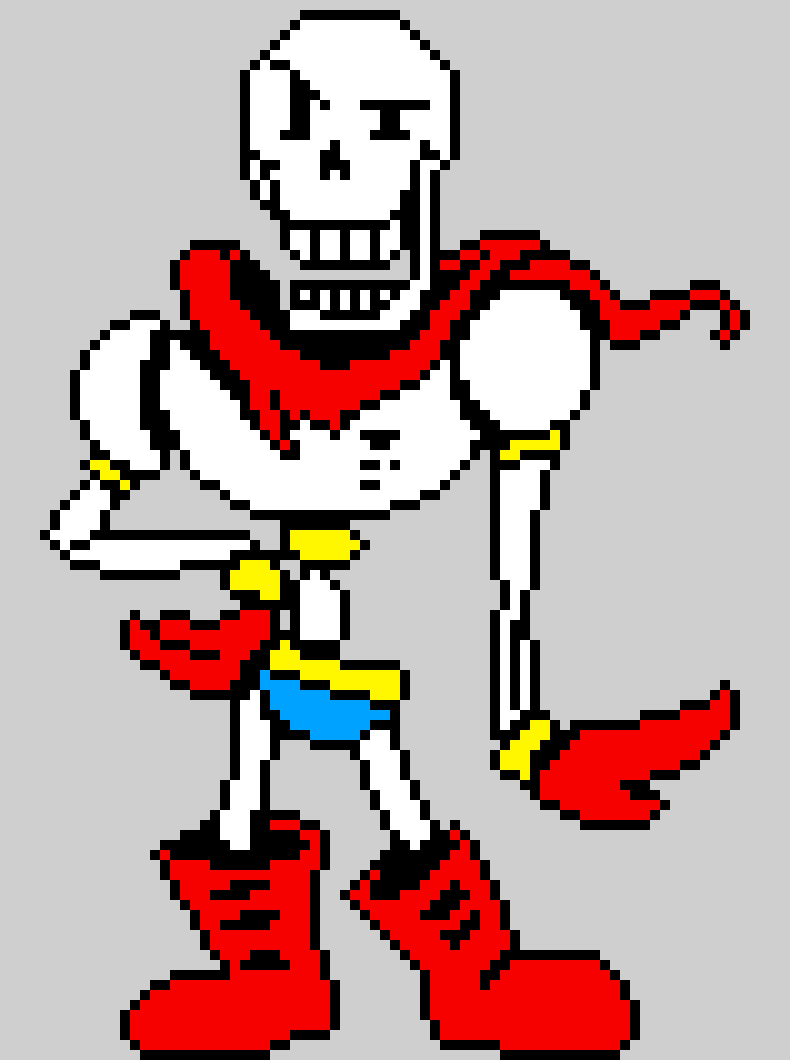 Undertale Papyrus sprite
