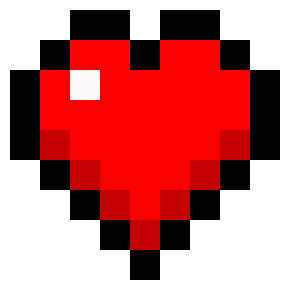 [80220f] Heart | Minecraft