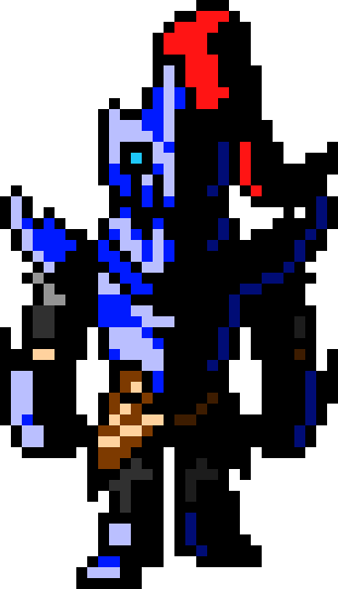 [bced9c] ElemenTale Undyne sprite