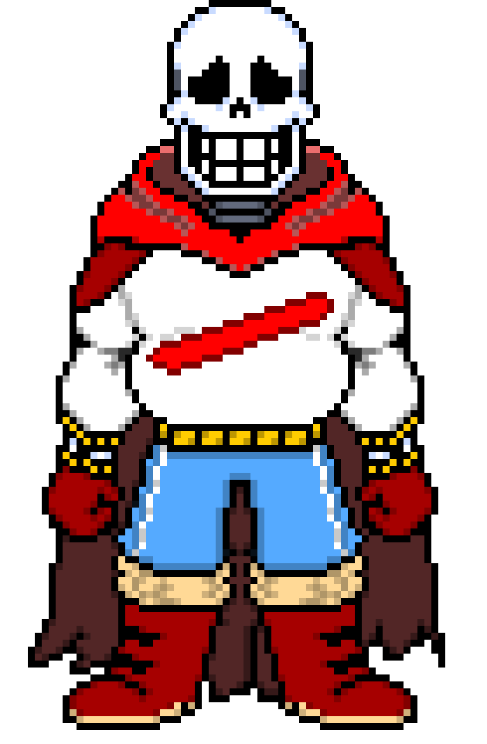 [9664c4] Comic Papyrus. transparent (dying)
