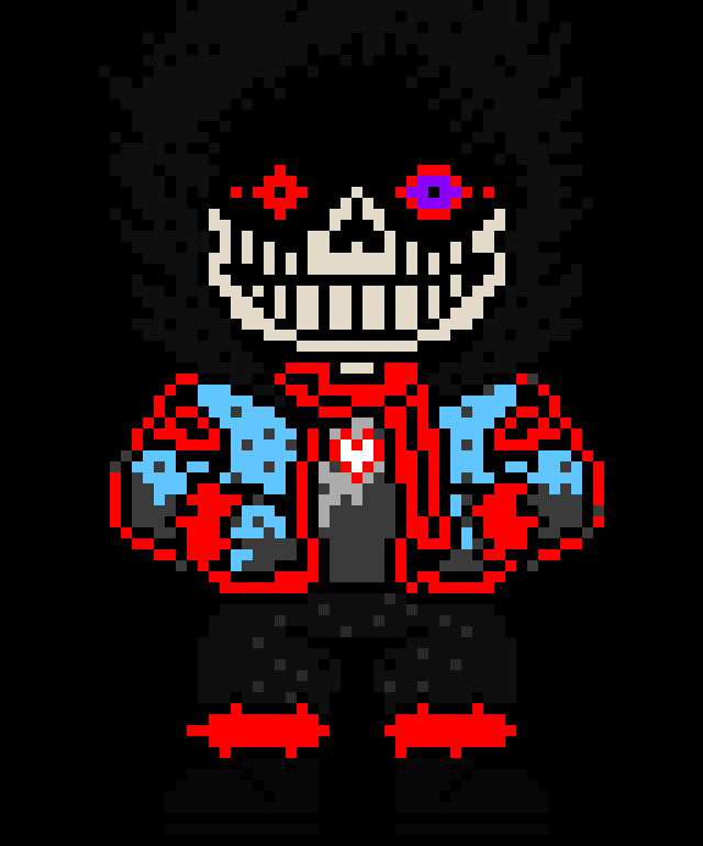 [be2951] determination darkdust sans with true dust sans