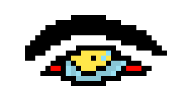 [f8888d] eye pixel art