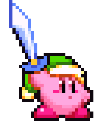 SWORD KIRBY Pixels