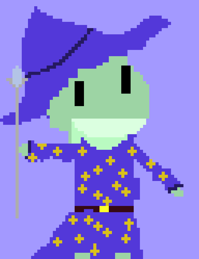 [ff008d] wizard frog