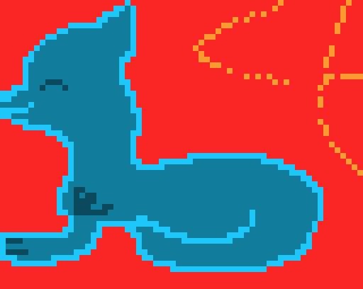 [9664c4] The cyan wolf
