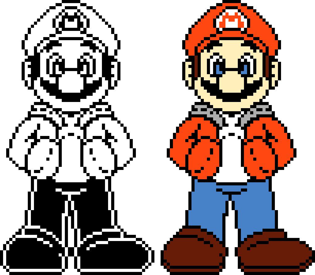 Undertoad Mario Battle Sprite.