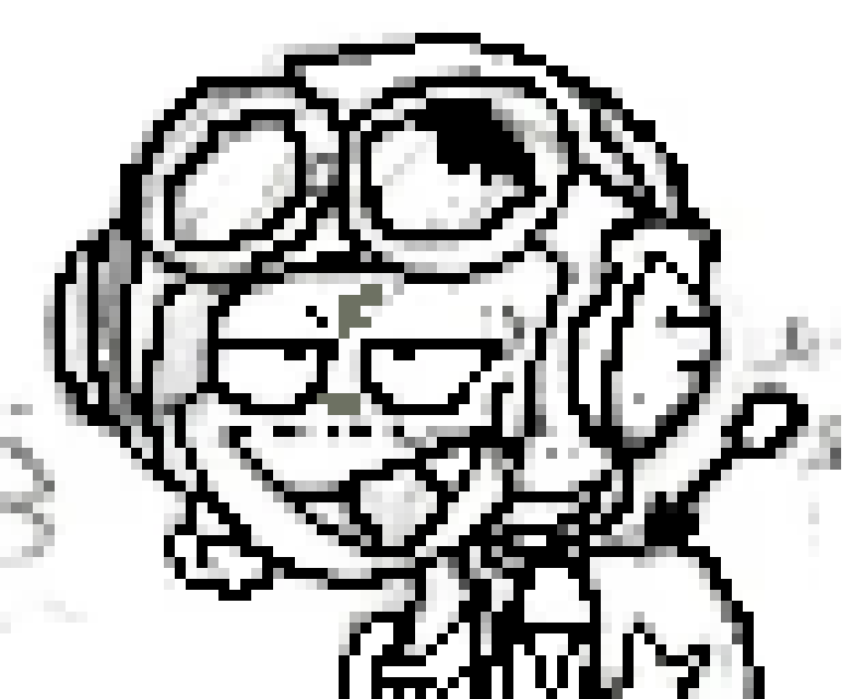 [a105bb] this was my hideous sprite "SPPG" people called me crazy frog and it pissed me off beyond belief