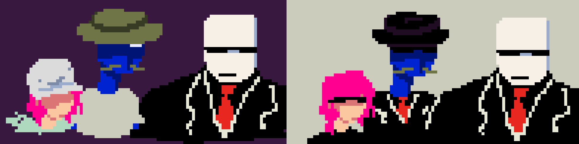 doodles of the gang