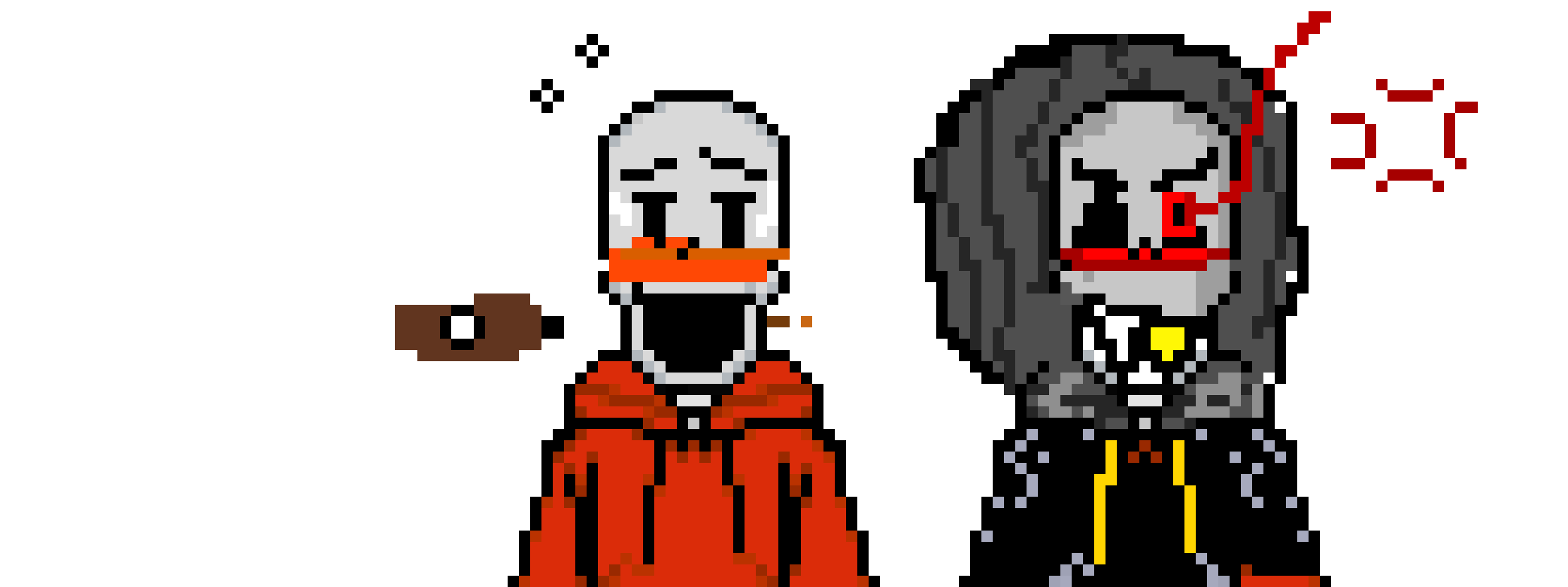 [9664c4] Drunk Underswap Paps + Swapfell Paps which is very annoyed of him