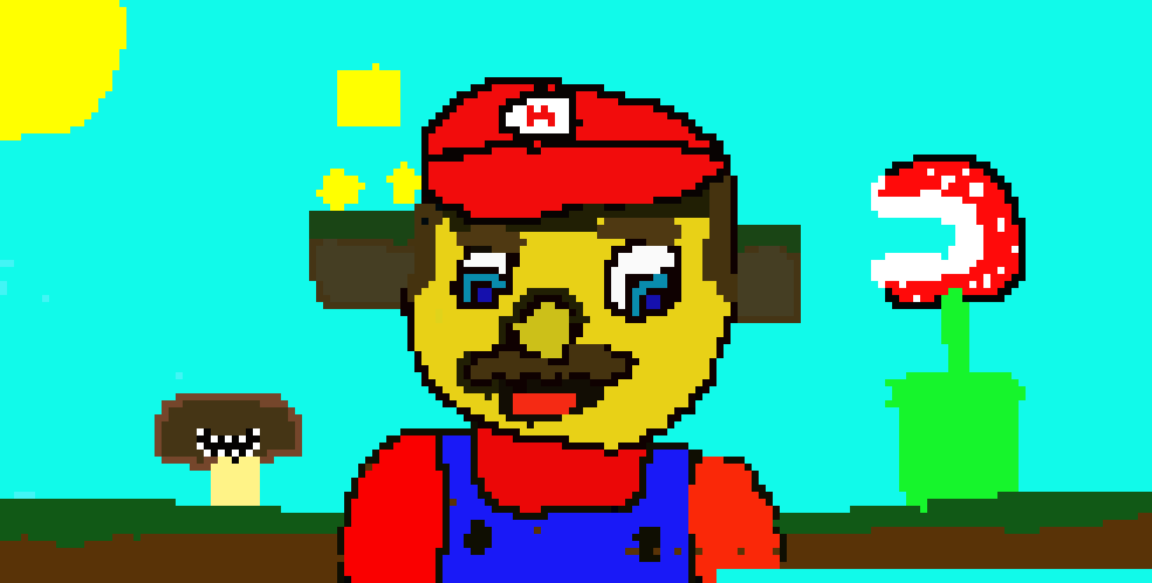 [9664c4] fuked up mario