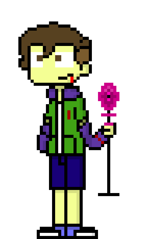 [a81234] -teleports infront of chris and blocks it-