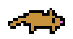 [85293b] Ferret Game Sprite Side #1