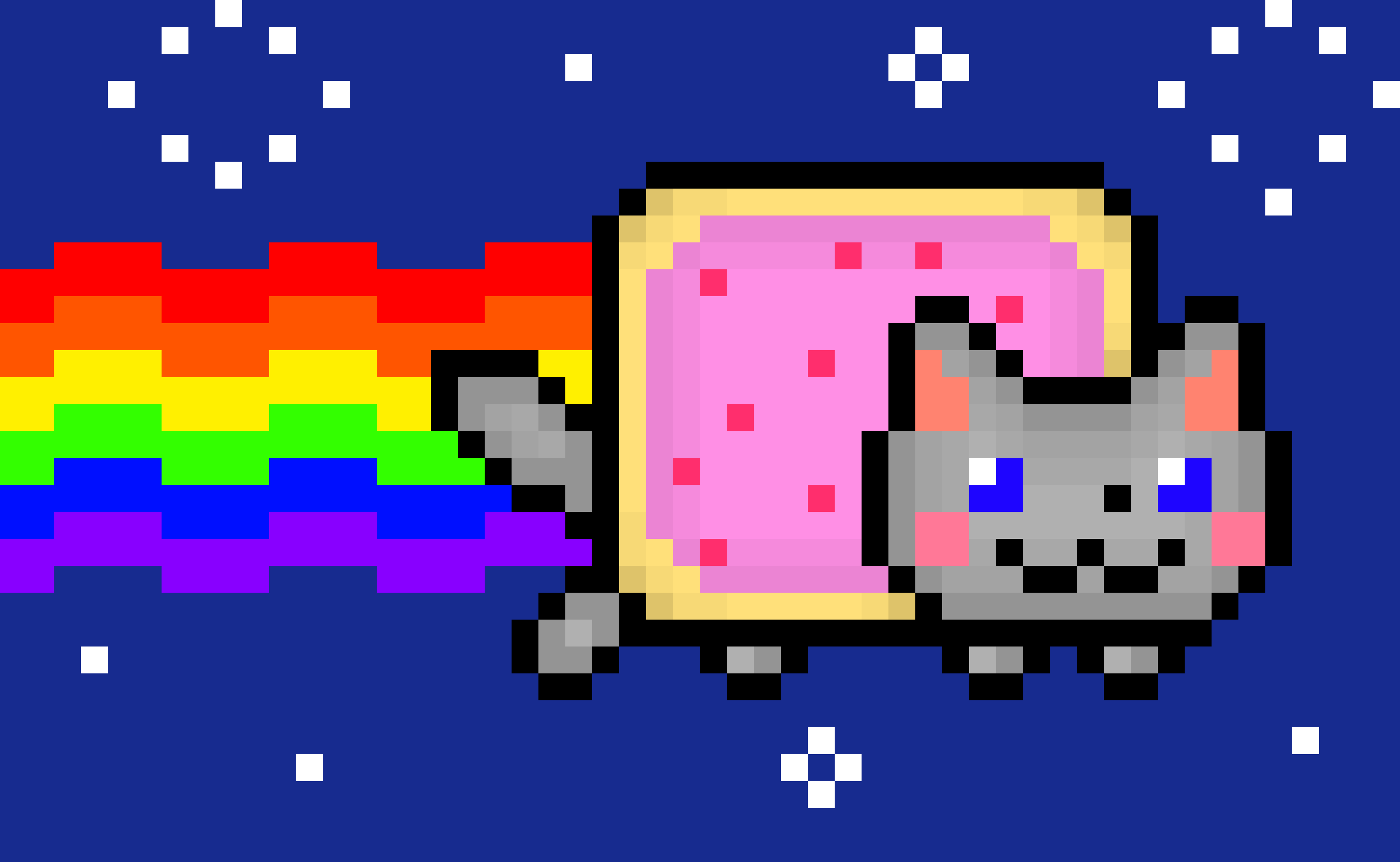 Nyan cat (shaded and original)