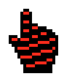 [bc2a91] Red/ Black wave cursor