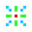 [87f0f0] Krunker Crosshair