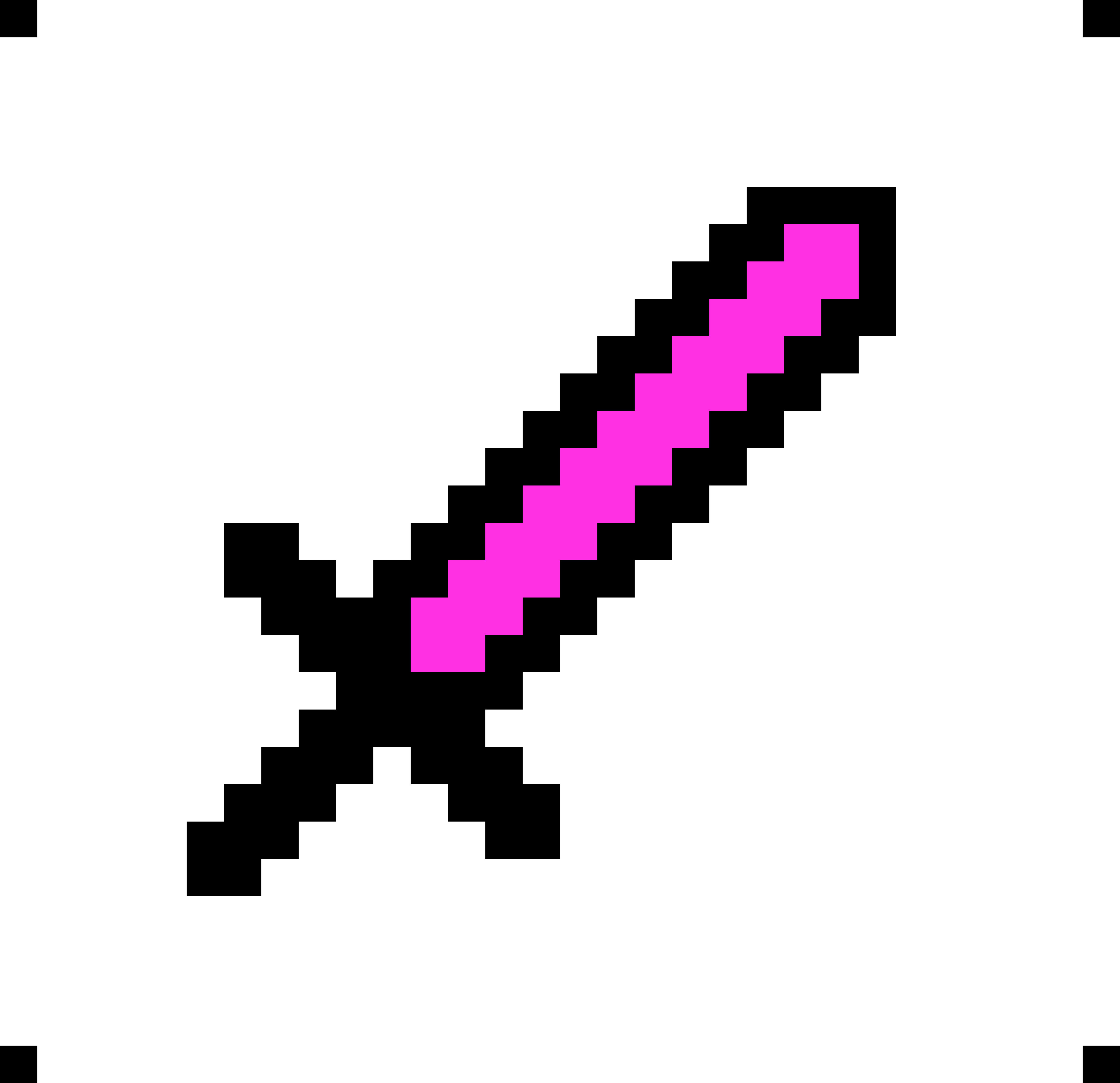 [9664c4] Purple 8 Bit Sword