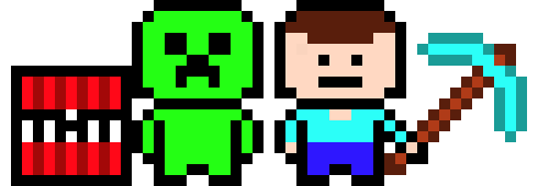 [9664c4] Minecraft Pixel Art