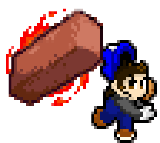 [d3c520] (( *Brick towards the hand coming out of John's mouth.* ))