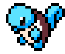 [ca6599] Squirtle Pixel art