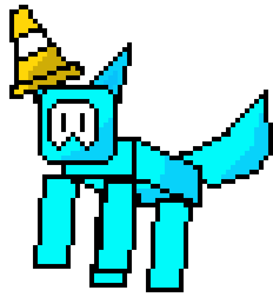 [7178d9] Cyan Pup