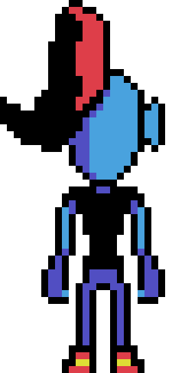[2830dd] Undyne Back View