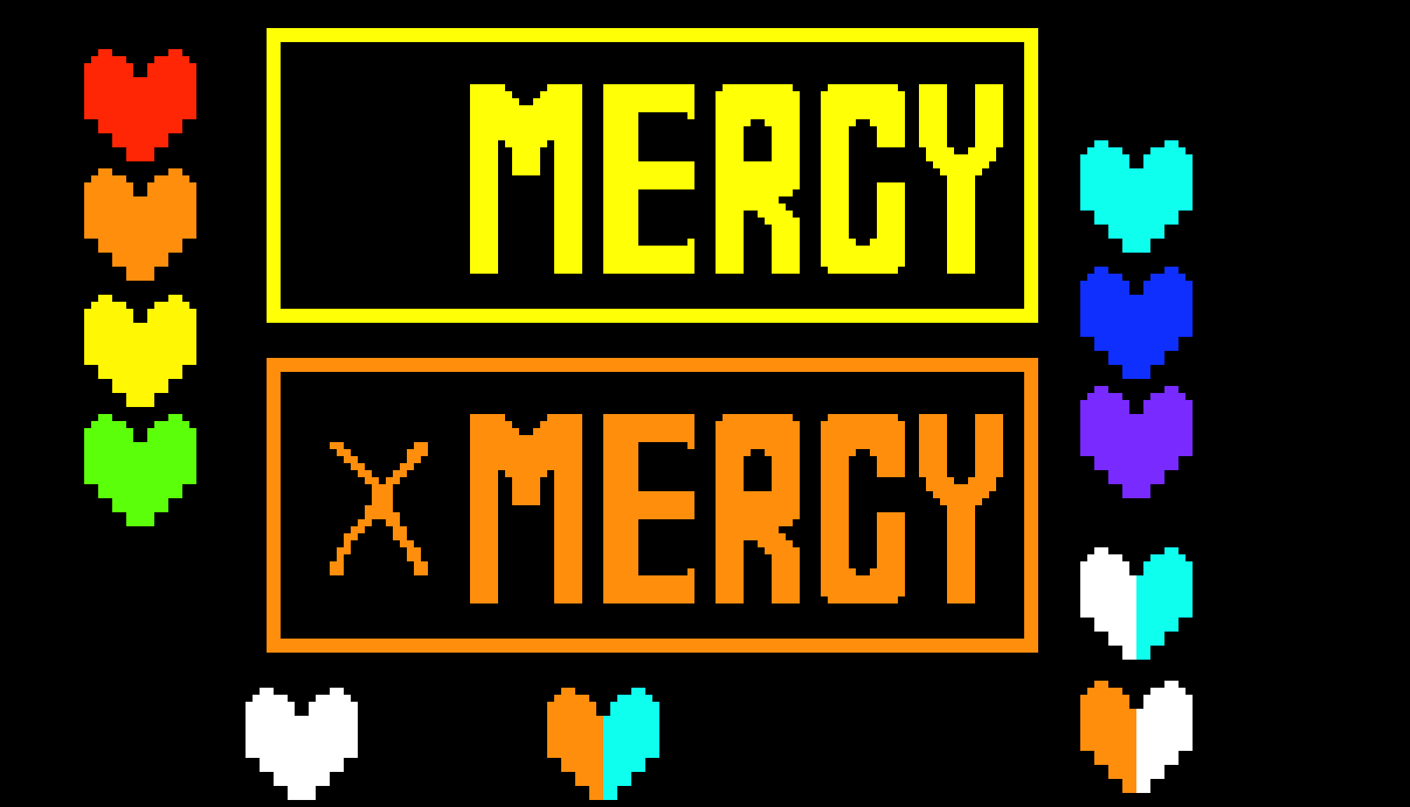Mercy button from undertale