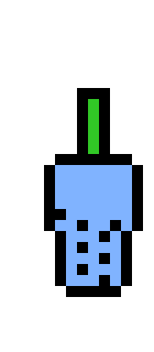 [3f76bf] Lotus café boba blue