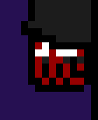 [71fafd] *more blood runs down his arm and drips from his hand*