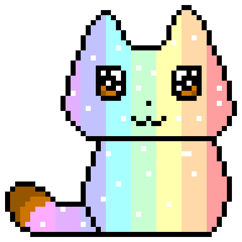 [9664c4] rainbow kitty