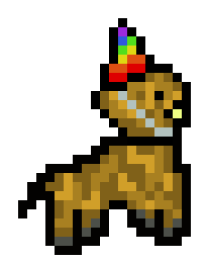[d4ccc5] Highland coo standing party hat