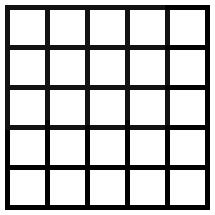 5x5 grid
