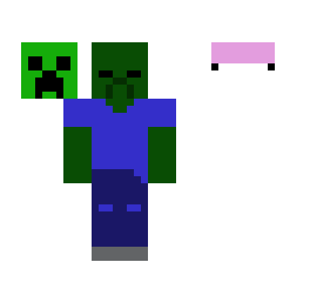Creeper & Zombie & Pig