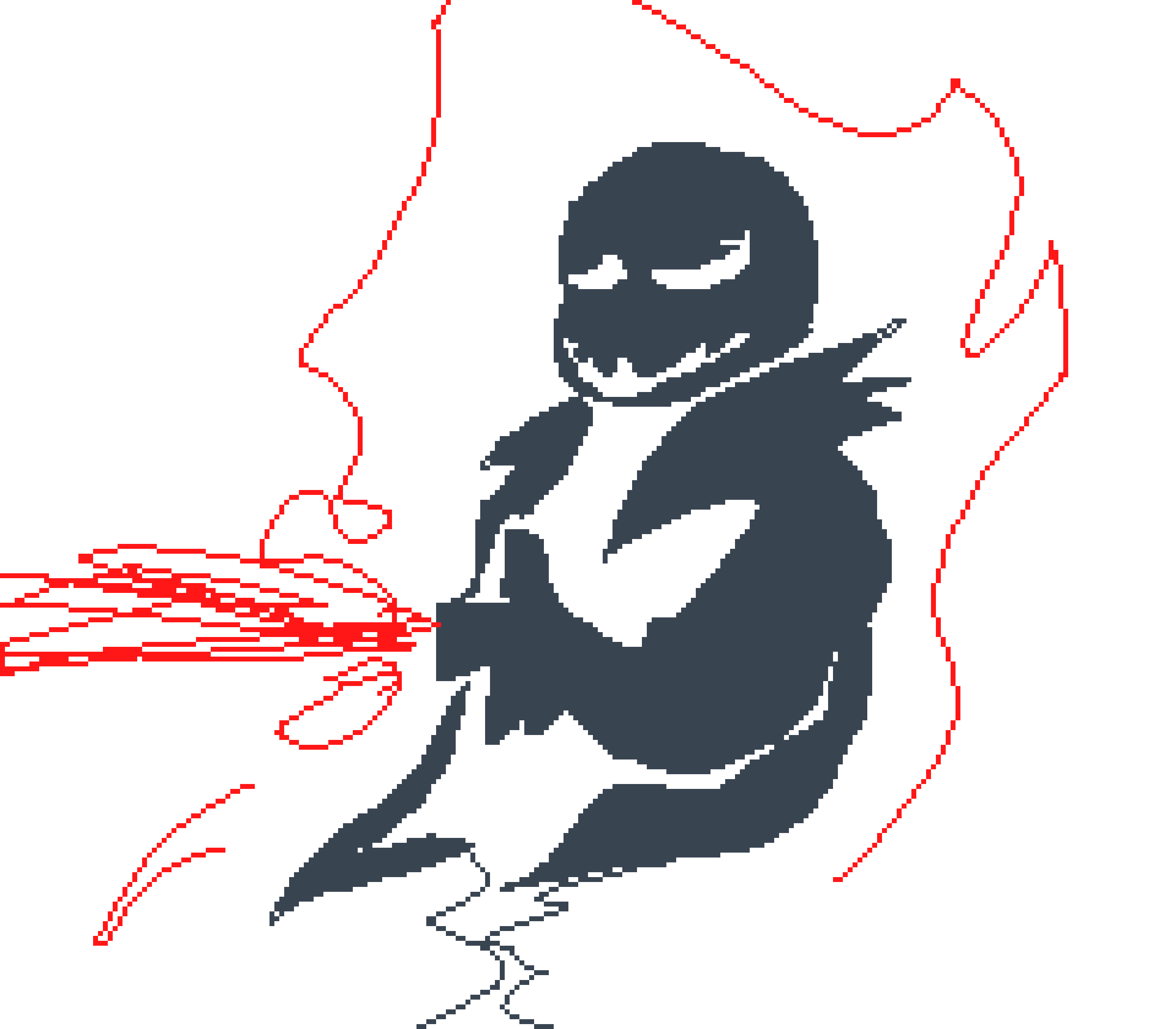 [bb4814] I take my vengeance. Scribbled death beam.