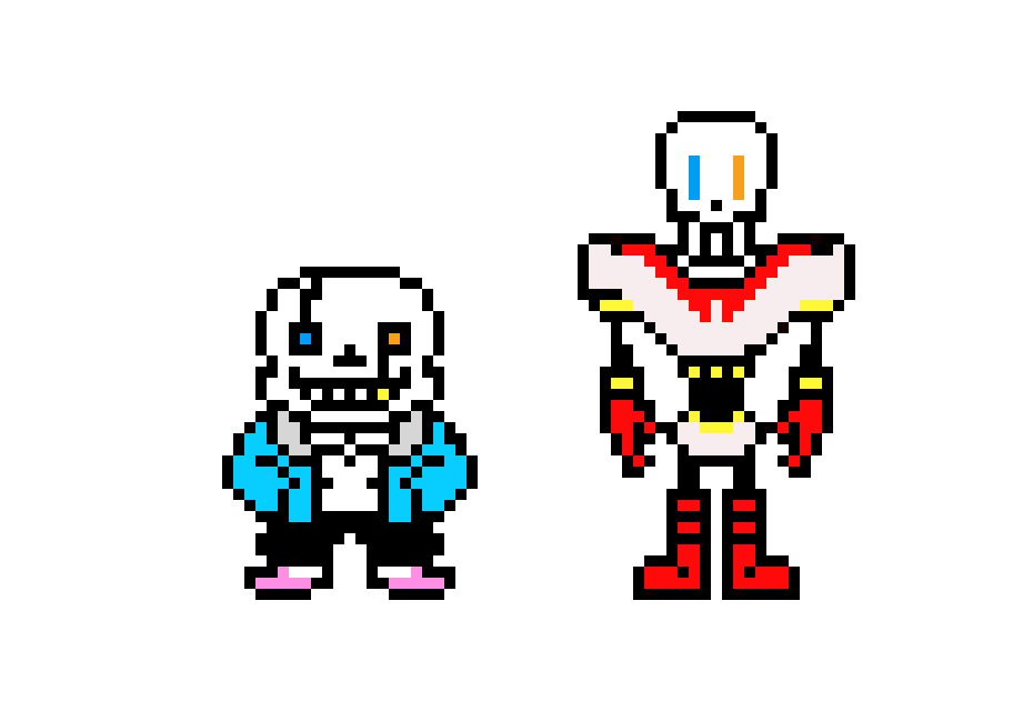[9664c4] RetardedTale sans and papyrus(my au)