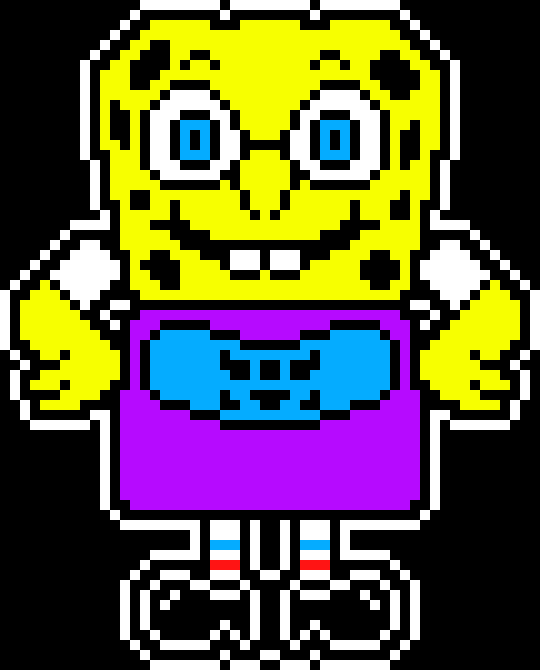 [9664c4] Spongebob Colored Sprite (Spongeshift)