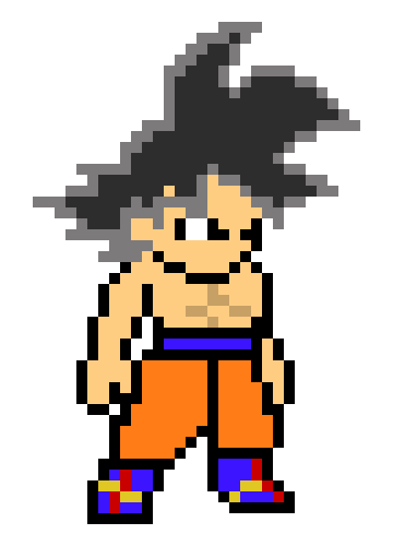 8Bit Goku Ultra Instinct