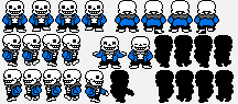 [22e203] UnderTale - Sans sprite sheet