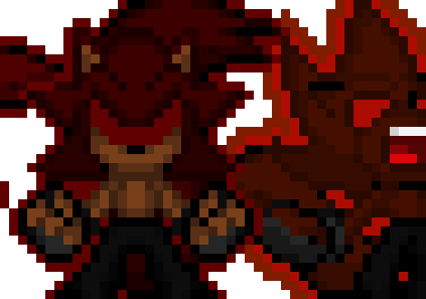 [6c26bc] Karmino the Hedgewolf Forms (Part 2: Dark Form Edition) - Sonic OC