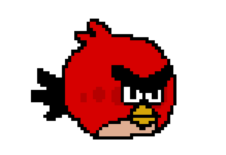 [8f3bc7] Angry Birds pixel art >:(