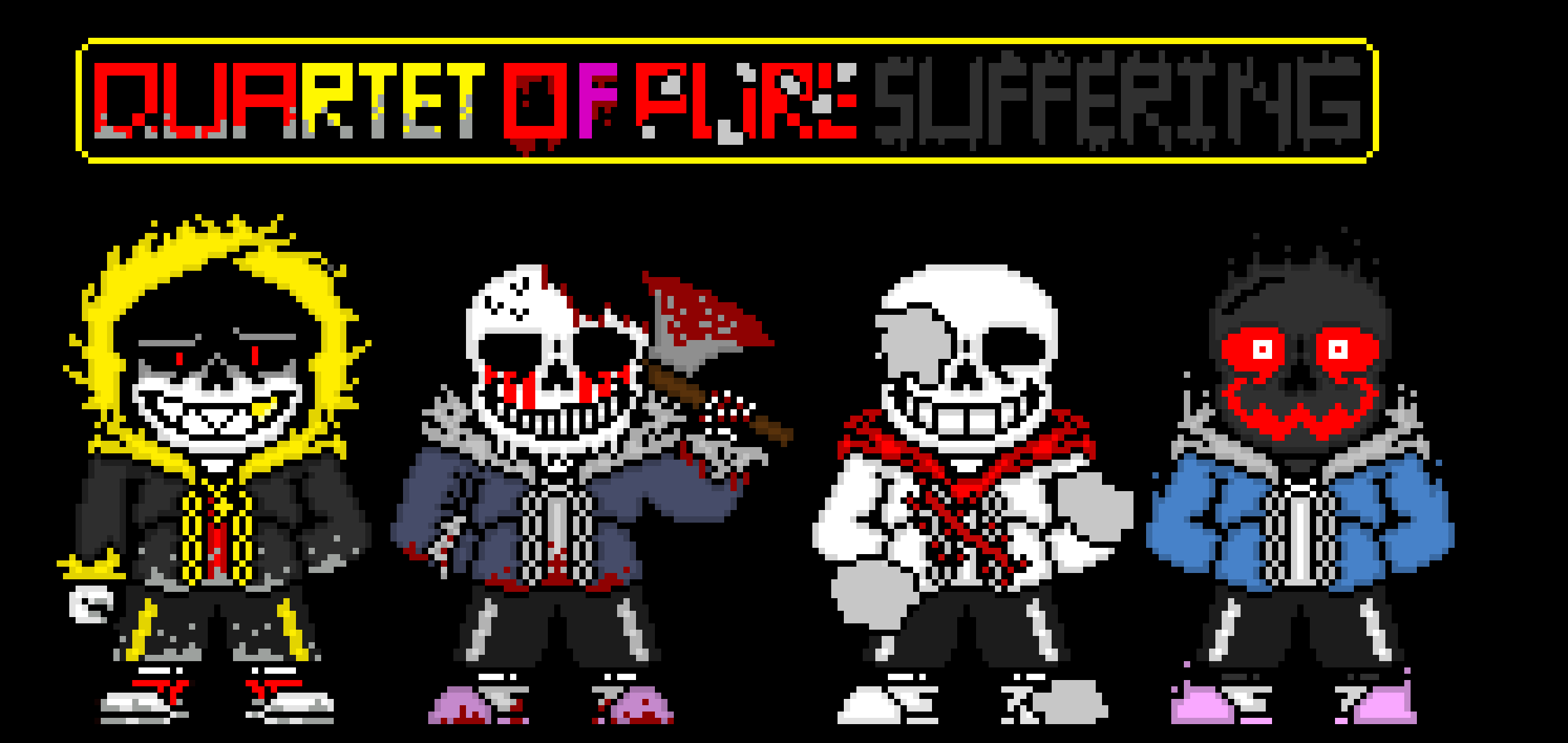[e8cb42] Quartet Of Pure Suffering Phase 1 (im not doing any other phases)