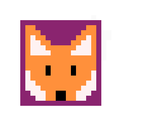 16x16 FOX Pixel Art