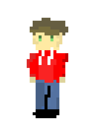 [fe7e54] Me in pixel art.