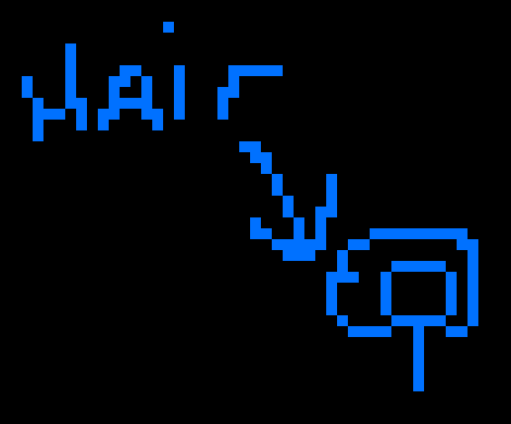 [35556d] no, this is hair, not butt or balls