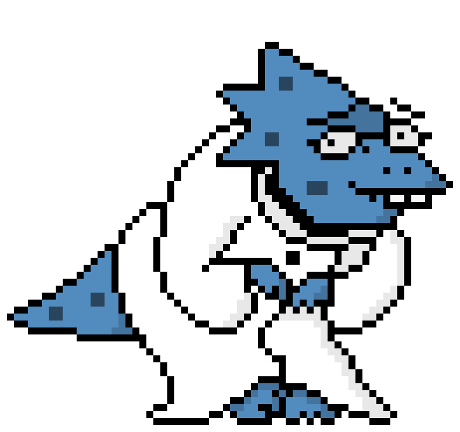 [9664c4] Floodtale (my AU) Alphys Sprite