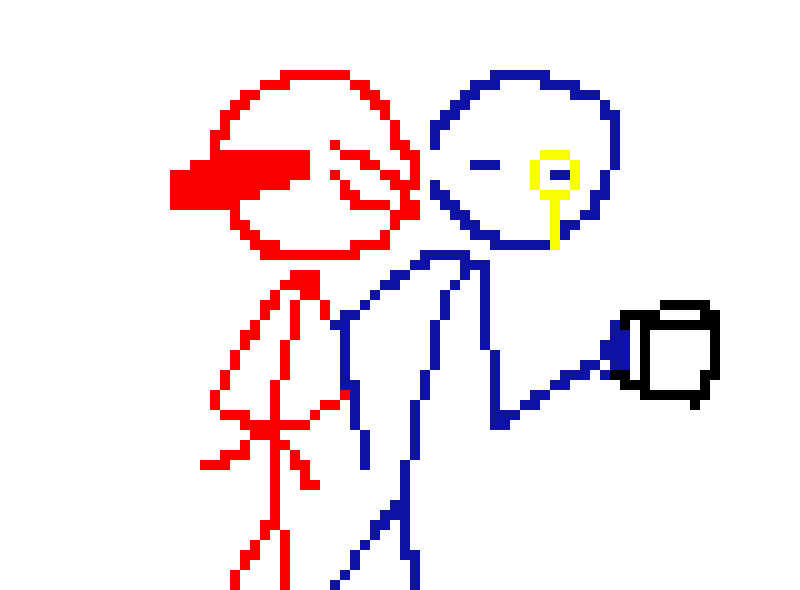 [cfdfe5] i wanna draw another  sprite like this, i got an idea, how about me in ww2 clothing or gear, and u in ur holy roman thingy 