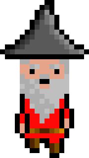 [bb0007] Pixel Wizard Red Walking AniF1