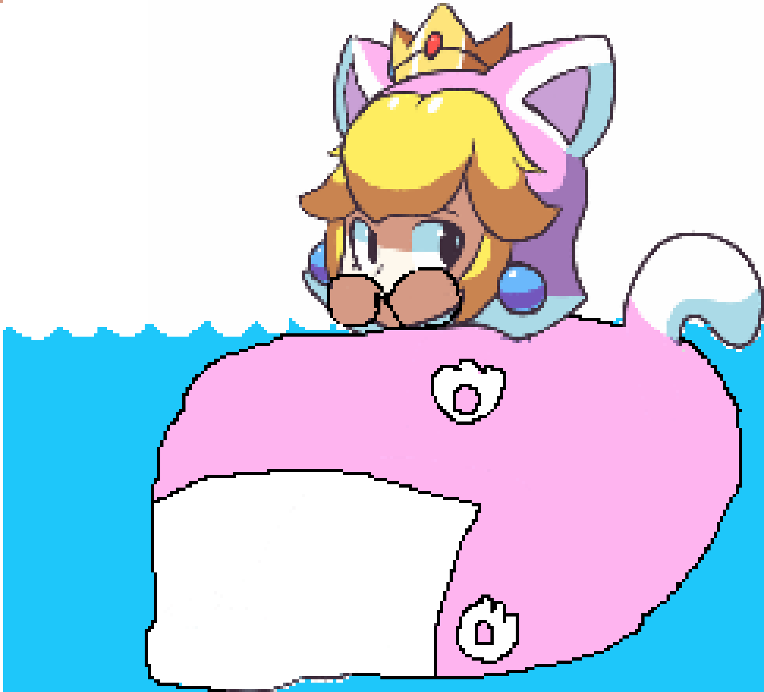 [c59111] Cat Peach Inhaled the Sea
