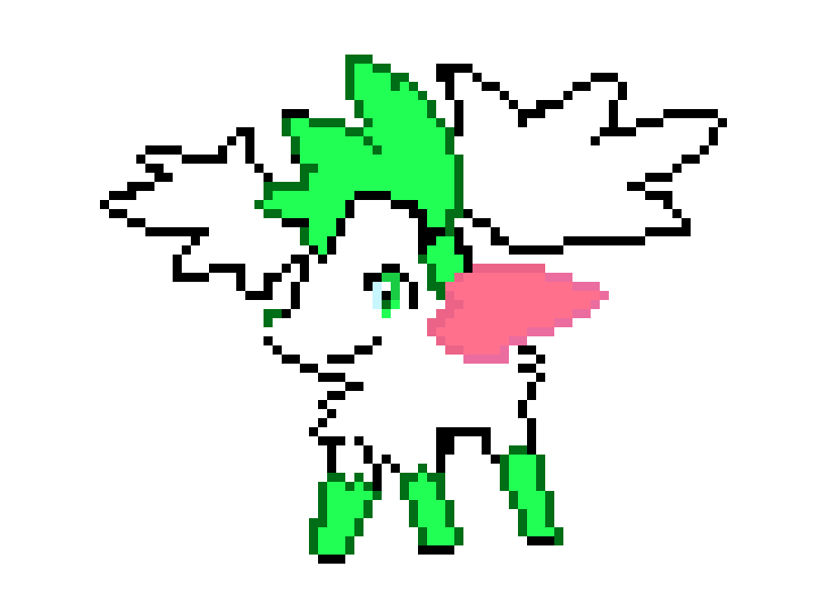 [9664c4] Shaymin pixel art