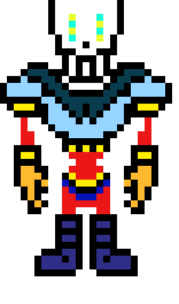 [c15b7b] UnderTale - Papyrus (Overworld Sprite) (KamuiSenketsu)