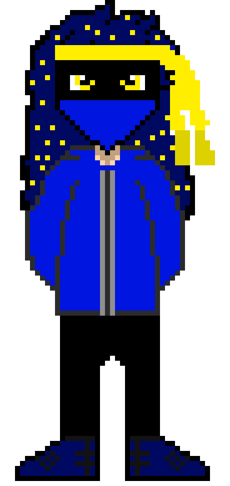 Sapphire ninja sprite